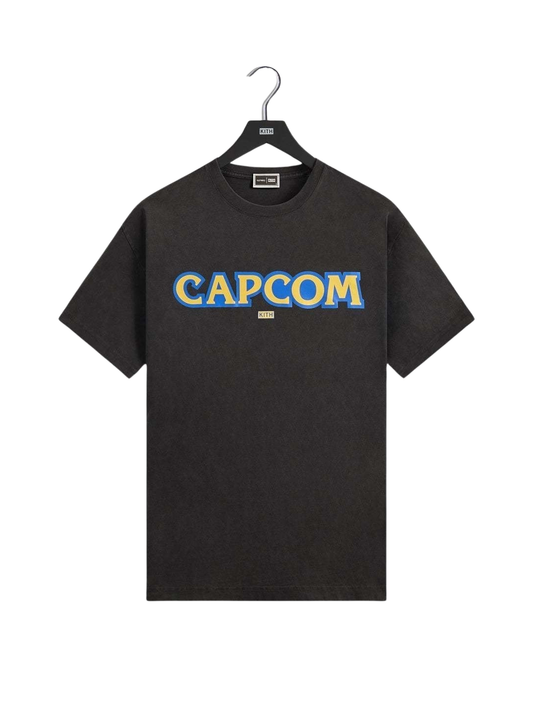 KITH x Capcom Logo Tee Black