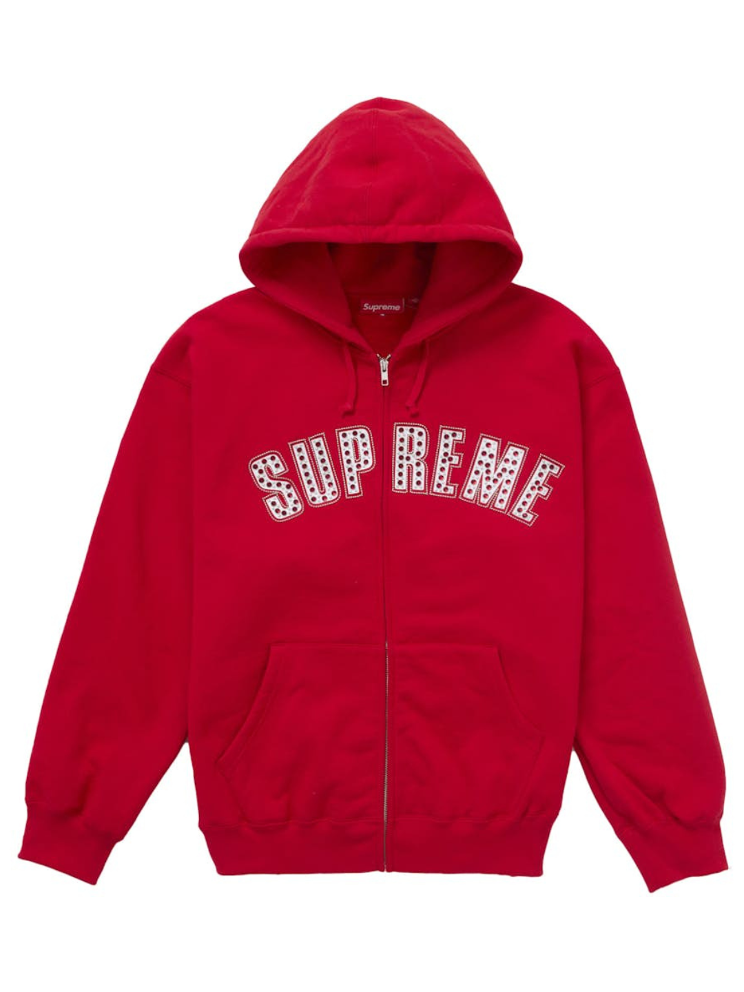 Supreme B.b. Simon Zip Up Hooded Sweatshirt Red