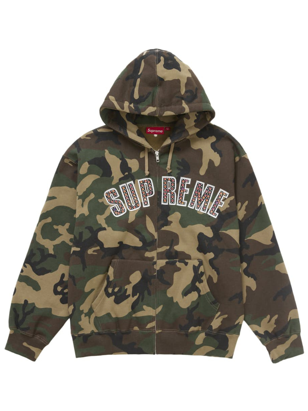 Supreme B.b. Simon Zip Up Hooded Sweatshirt Camouflage