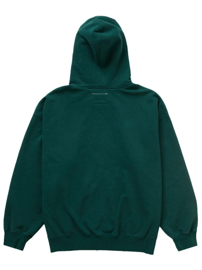 Supreme MM6 Maison Margiela Zip Up Hooded Sweatshirt Green