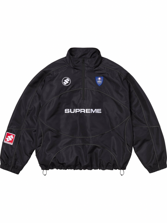 Supreme Reflective Piping Pullover Black