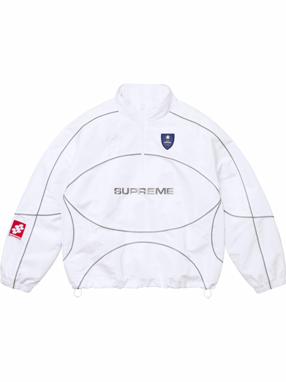 Supreme Reflective Piping Pullover White