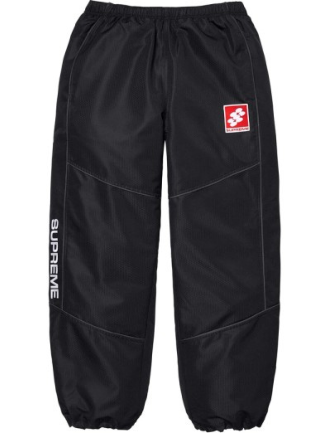 Supreme Reflective Piping Pants Black