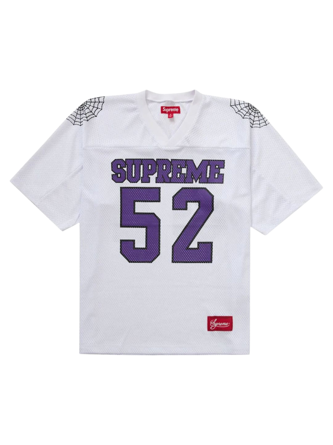 Supreme Spiderweb Football Jersey White