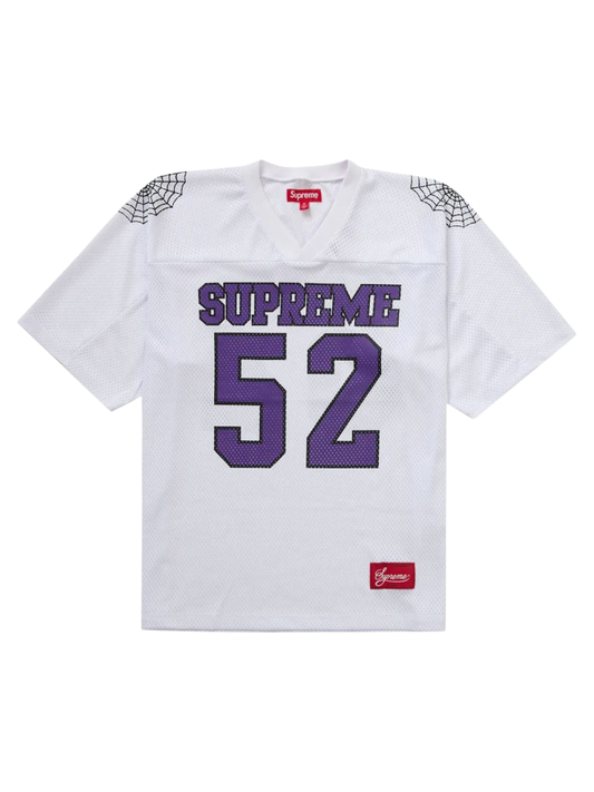 Supreme Spiderweb Football Jersey White