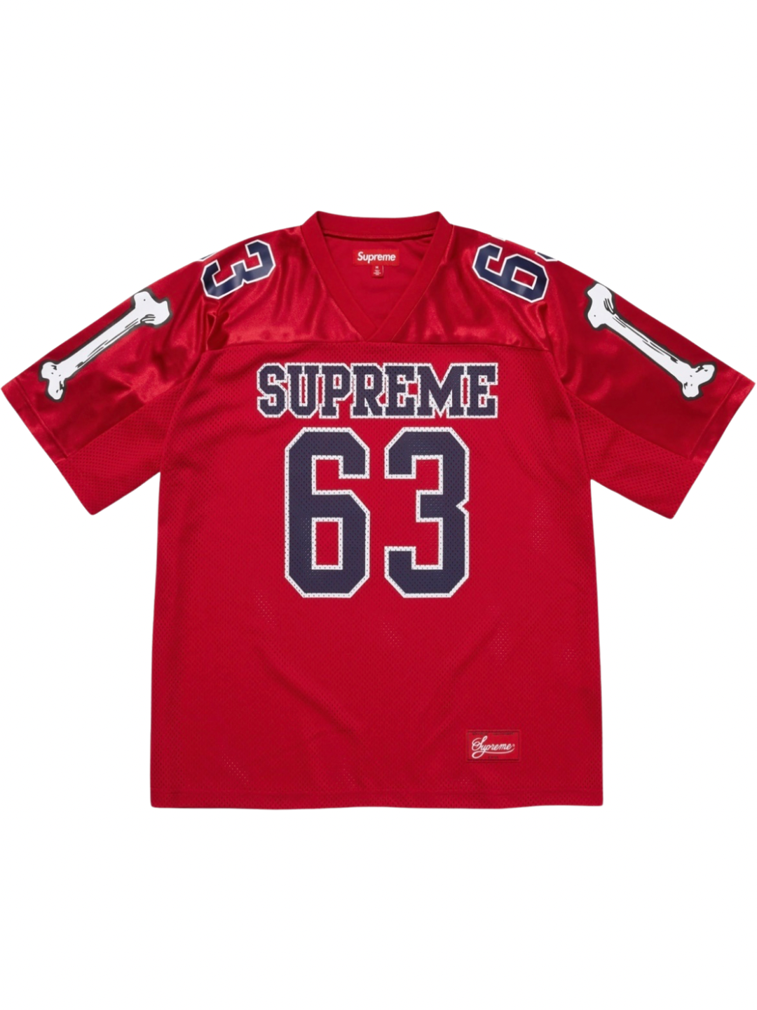 Supreme Bones Football Jersey Red