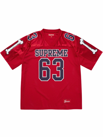 Supreme Bones Football Jersey Red