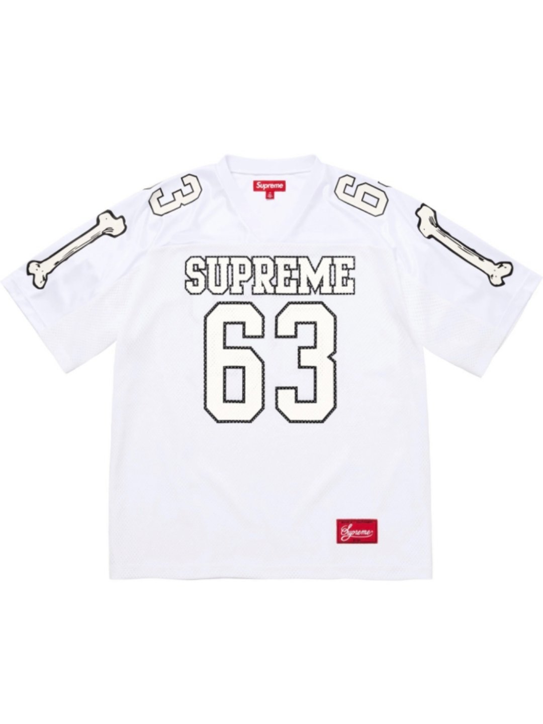 Supreme Bones Football Jersey White