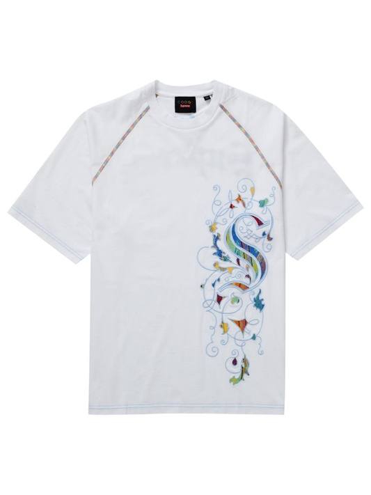 Supreme x Coogi Raglan Short-Sleeve Top White