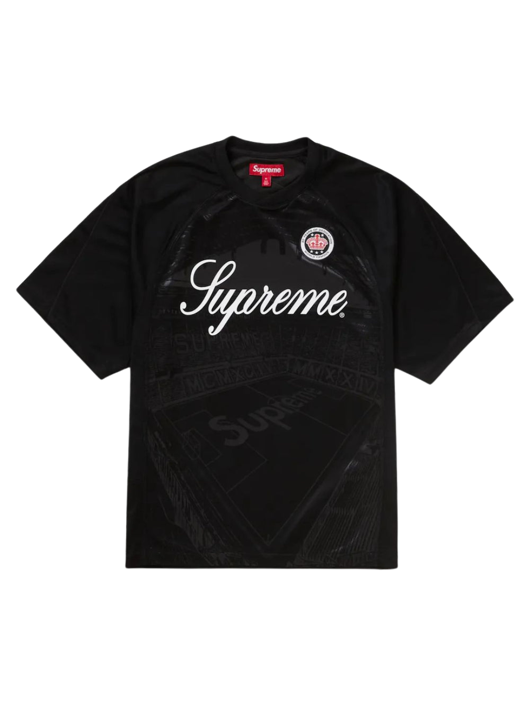 Supreme Jacquard Soccer Jersey Black