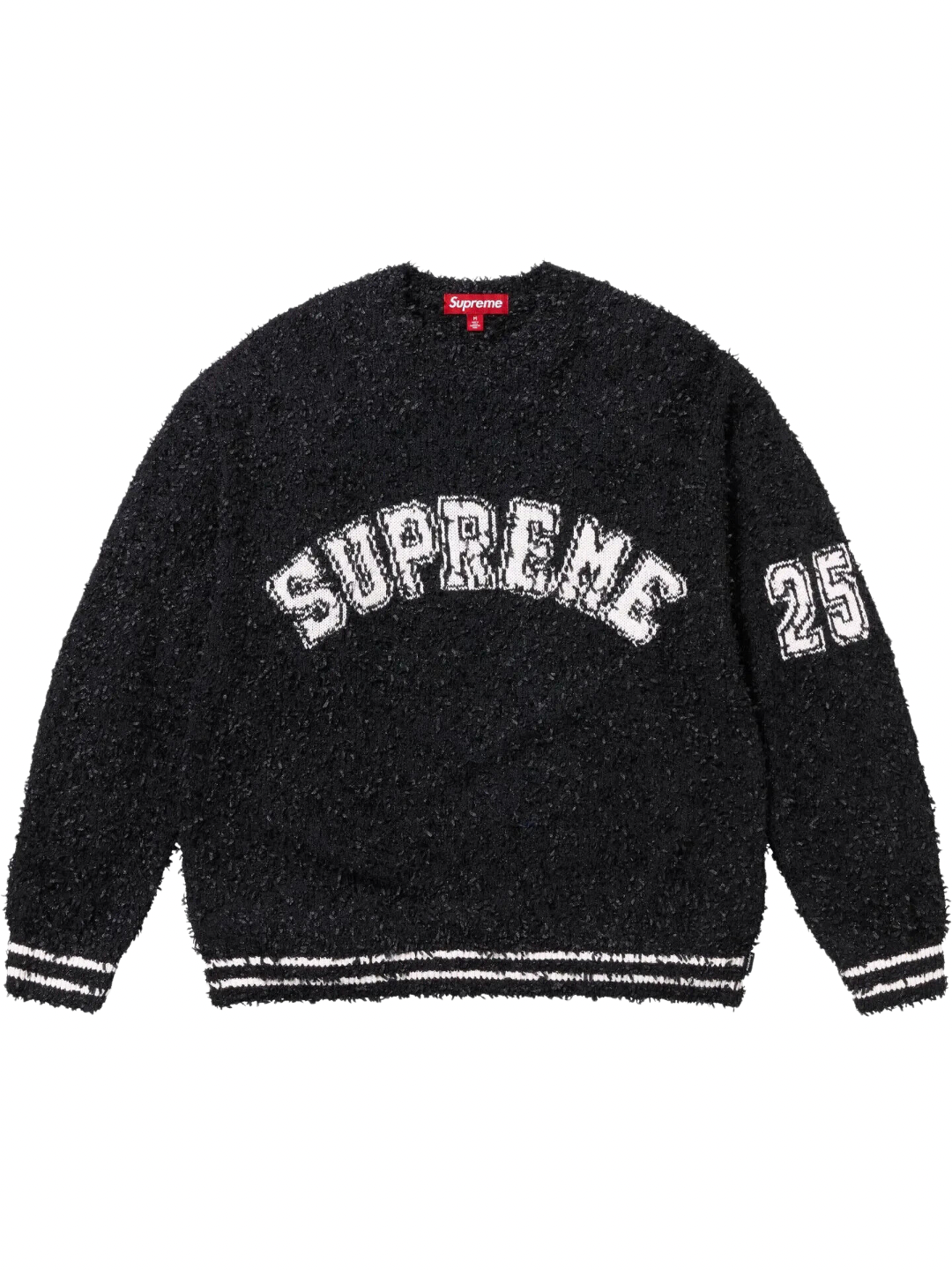 Supreme Textured Arc Sweater Black
