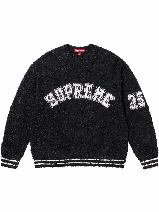 Supreme Textured Arc Sweater Black
