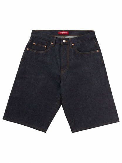 Supreme Rigid Baggy Selvedge Denim Short Rigid Indigo