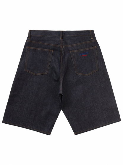 Supreme Rigid Baggy Selvedge Denim Short Rigid Indigo
