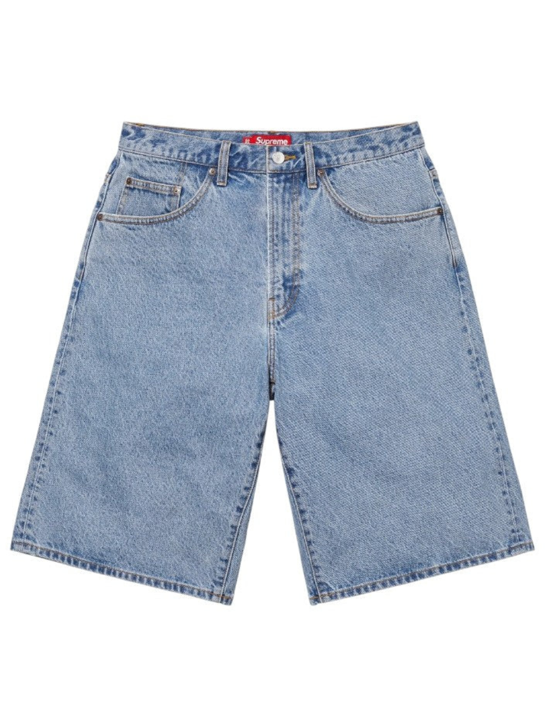 Supreme Baggy Denim Shorts Blue