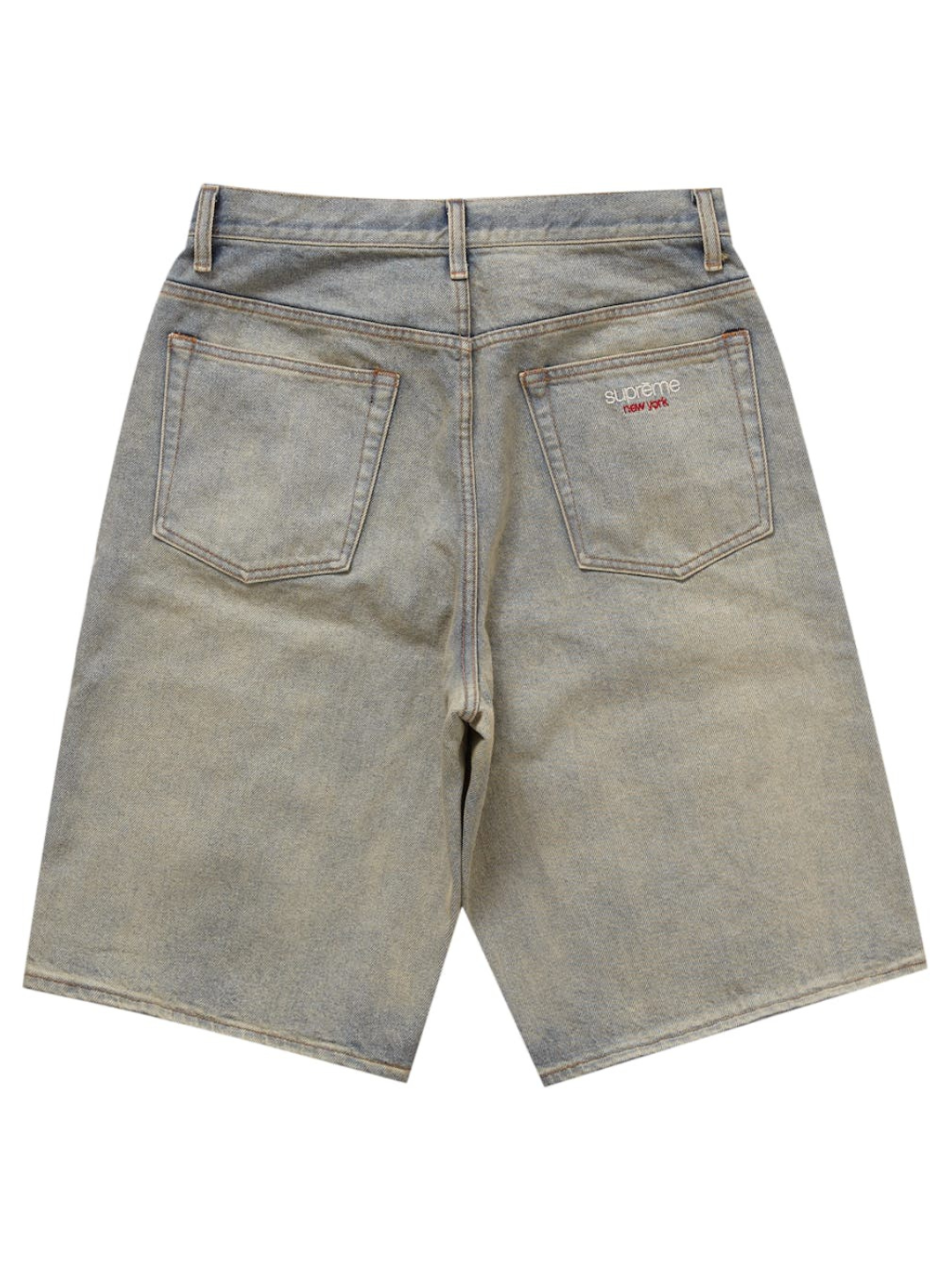 Supreme Baggy Denim Shorts Blue Indigo