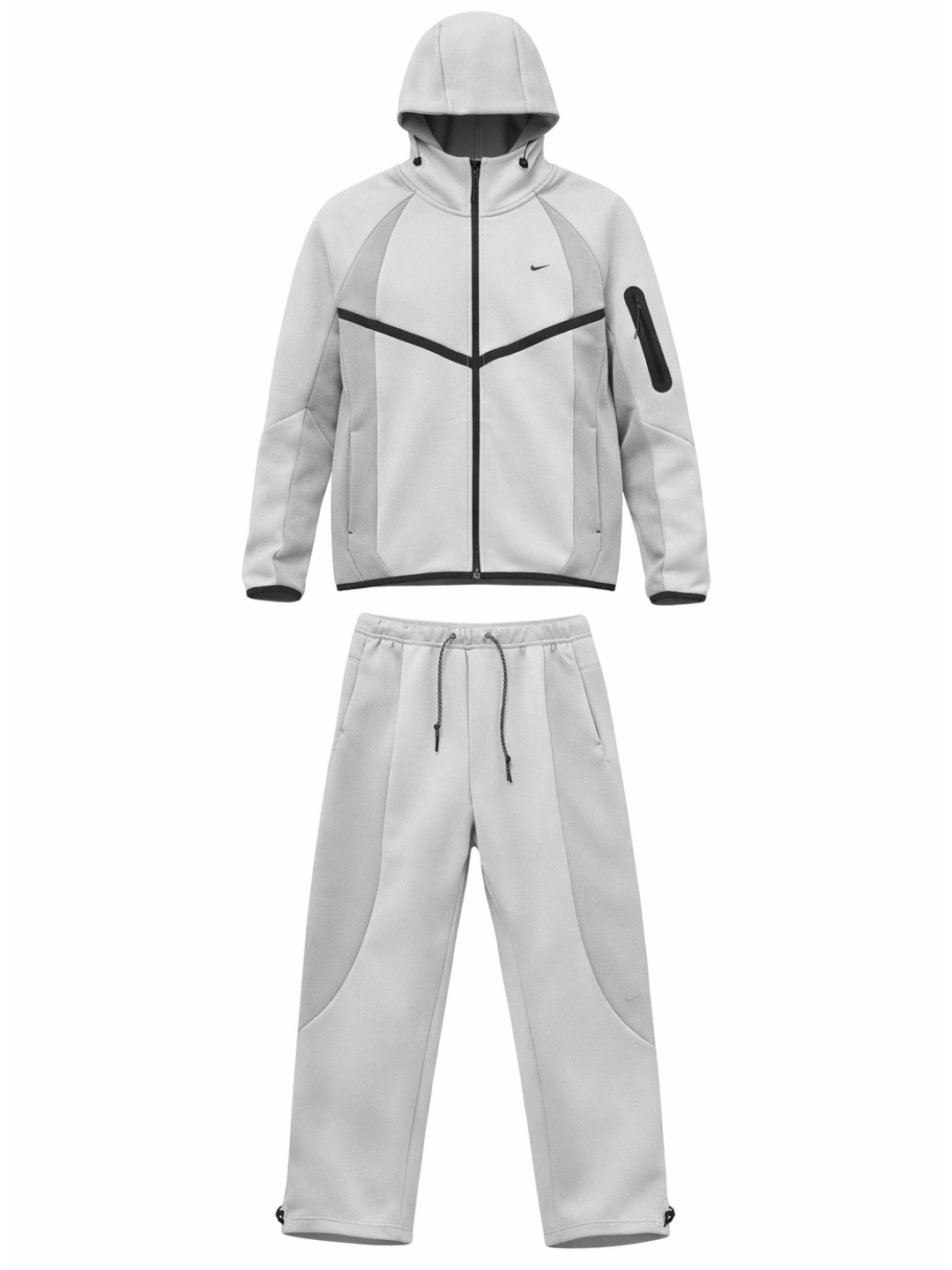Nike Tech Fleece 2026 Premium Pro FZ Tracksuit Gray