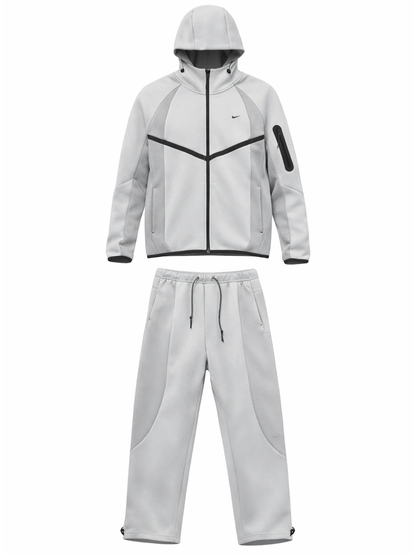 Nike Tech Fleece 2026 Premium Pro FZ Tracksuit Gray