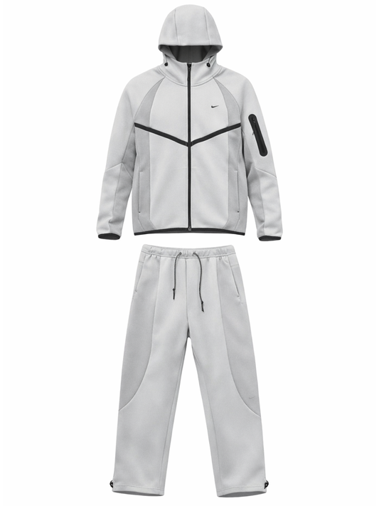 Nike Tech Fleece 2026 Premium Pro FZ Tracksuit Gray