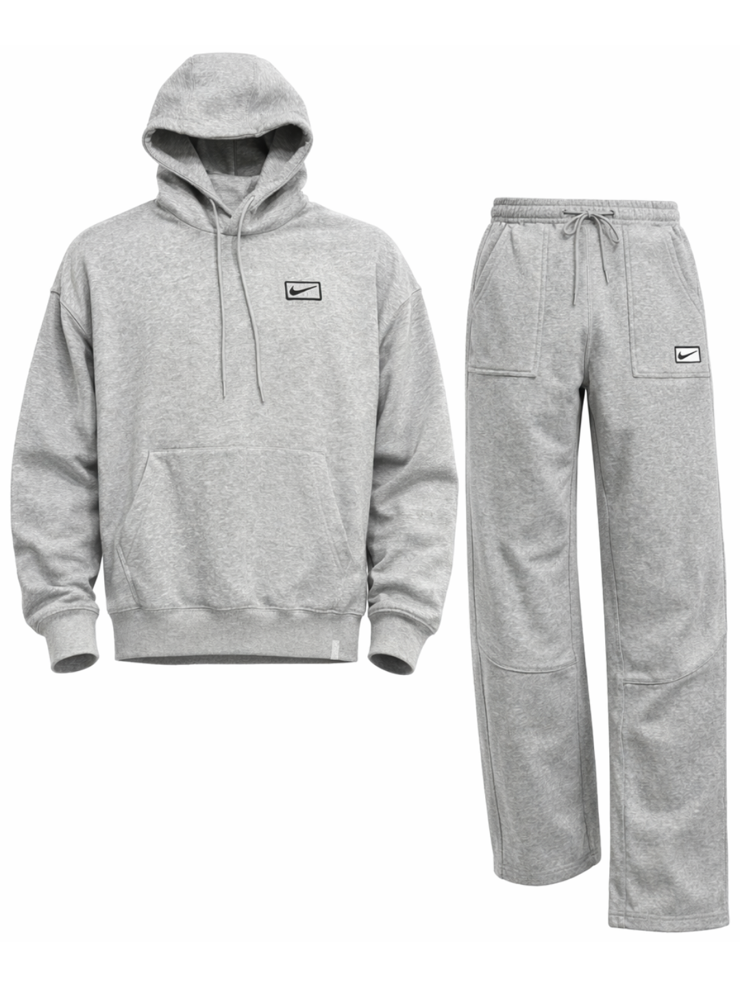 Nike Street Fleece Tracksuit Gray