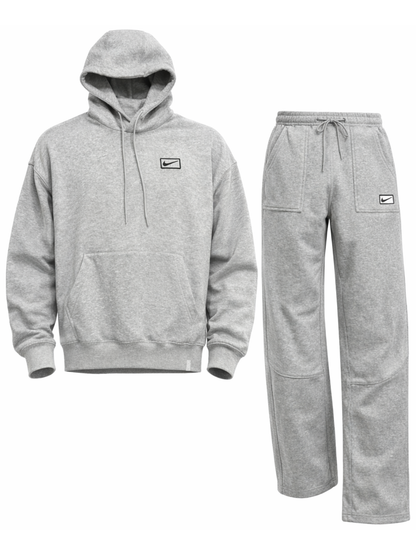 Nike Street Fleece Tracksuit Gray