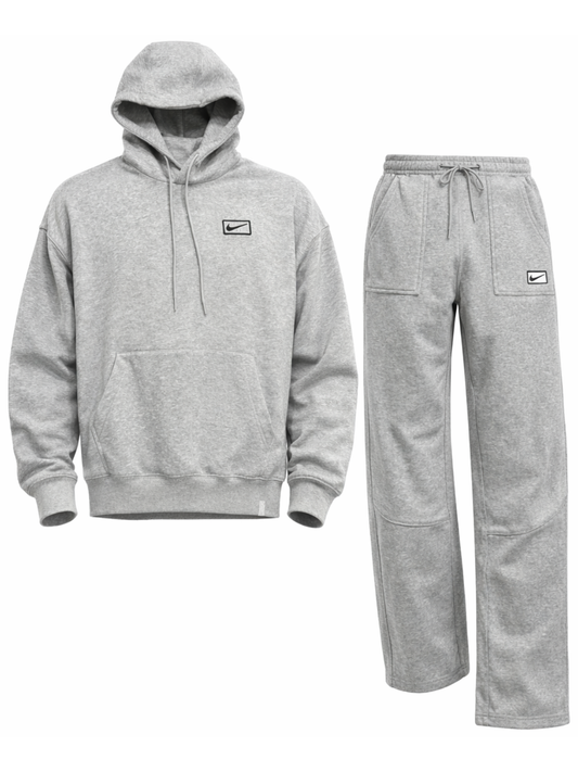 Nike Street Fleece Tracksuit Gray