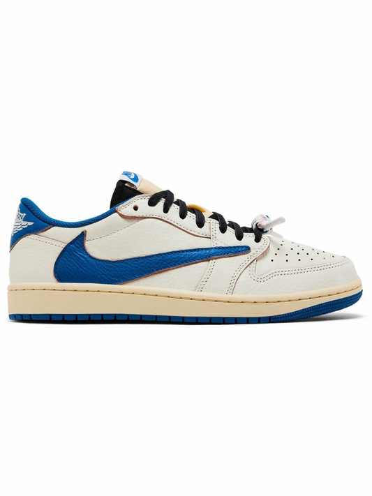 Jordan 1 Retro Low OG SP Fragment x Travis Scott Sail Military Blue